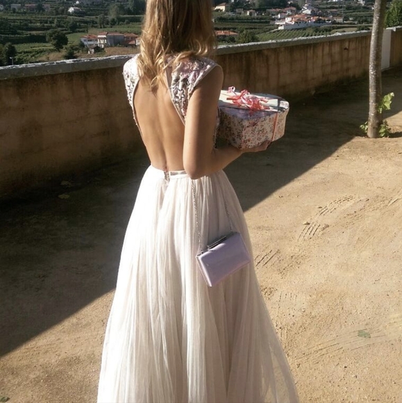 BHLDN Needle & Thread Dress size US 4 $500 - Picture 7 of 8